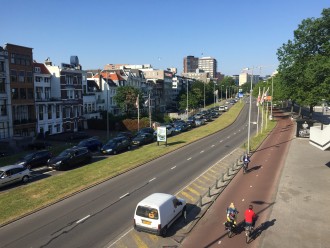 In the Netherlands protected bike lanes and cycling are the norm
