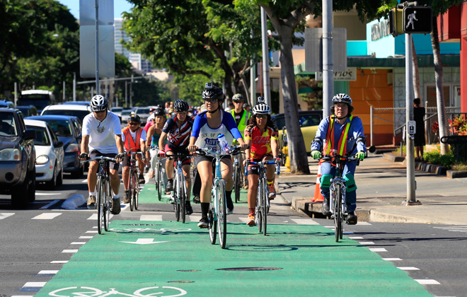 Bike Lane Oahu