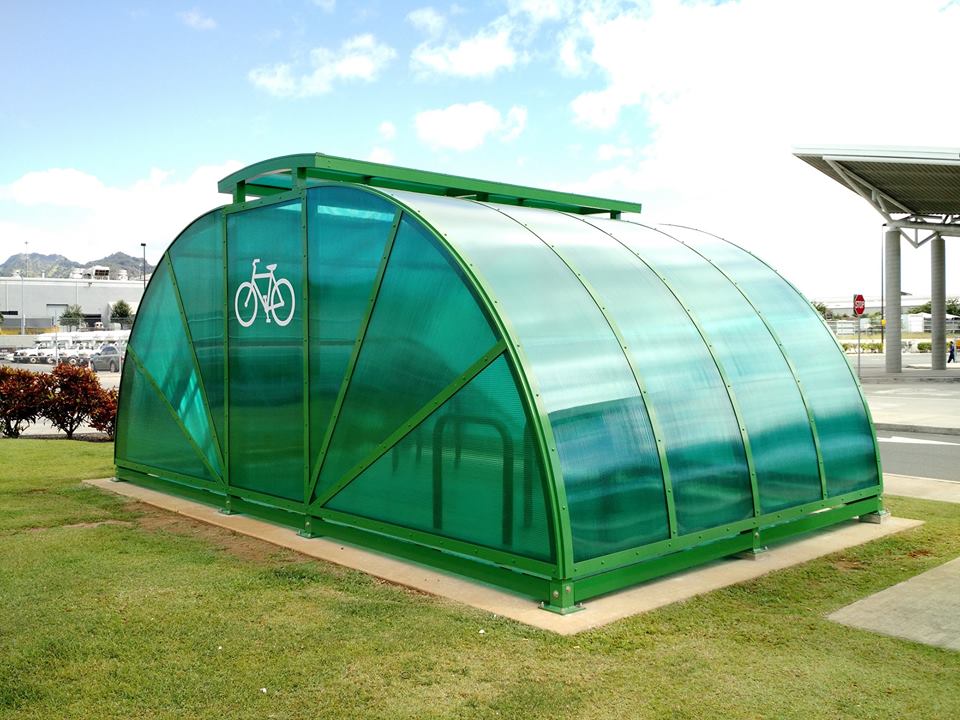 Middle Street bike shelter