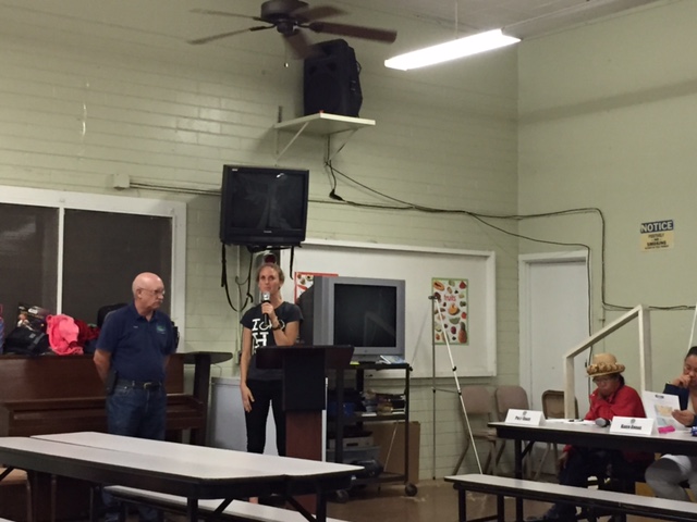 HBL's Leeward Bikeway Outreach Coordinator presented to the Nanakuli NB with the support of Hawaiian Railway Society's Steve Vendt