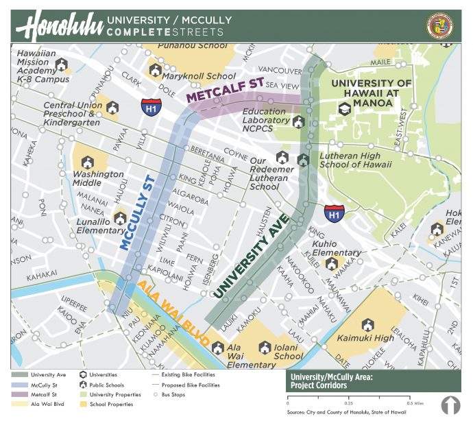 University Of Hawaii Manoa Campus Map Map